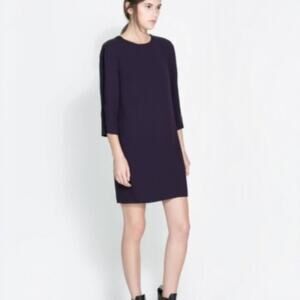 Zara Women's Mini Dress 3/4 Sleeve Size XS